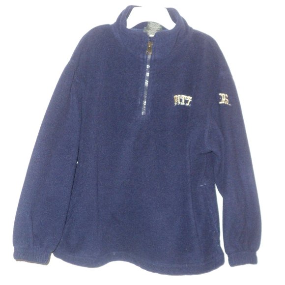 Pitt Panthers Fleece Child Size 6/7 Navy Blue Long Sleeves Unisex Boys Girls - Picture 1 of 5